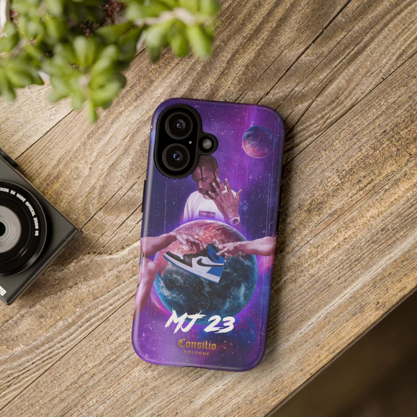 Stylish Tough Phone Case - MJ 23 Design for Sneaker Lovers