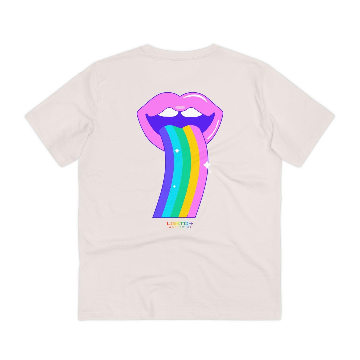 LGBTQWorldwide - ,,REGENBOGEN ZUNGE" Clothing, Cotton, Crew neck, DTG, Eco-friendly, Men's Clothing, Organic, Recycled, Regular fit, Sustainable, T-shirts, Unisex, Valentine's Day Picks, Vegan, Women's Clothing lgbtq Bekleidung Accessoires unisex Zubehör