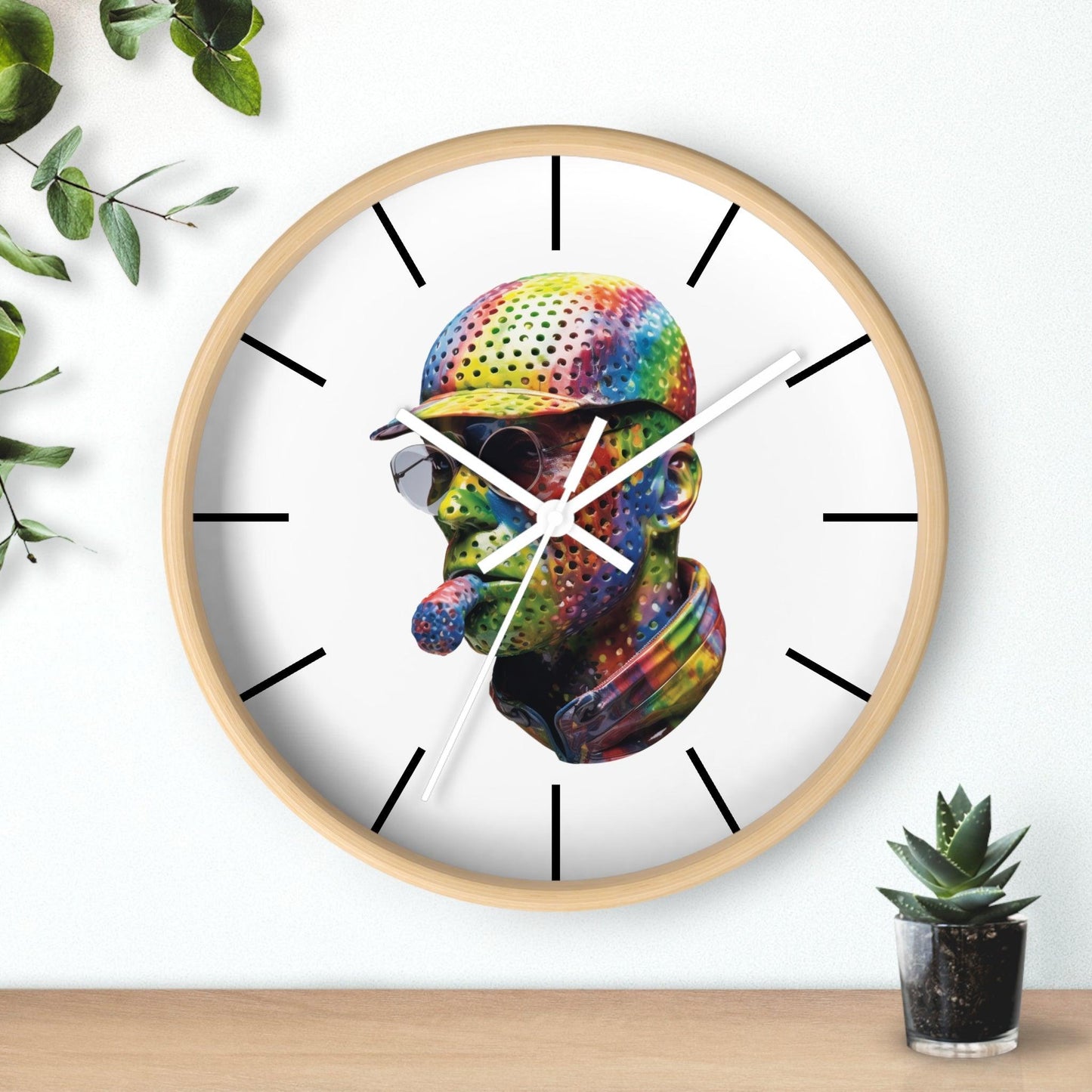 LGBTQWorldwide - ,,COOLER MANN" Accessories, clock, Clocks, home, Home & Living, Home Decor, Indoor lgbtq Bekleidung Accessoires unisex Zubehör