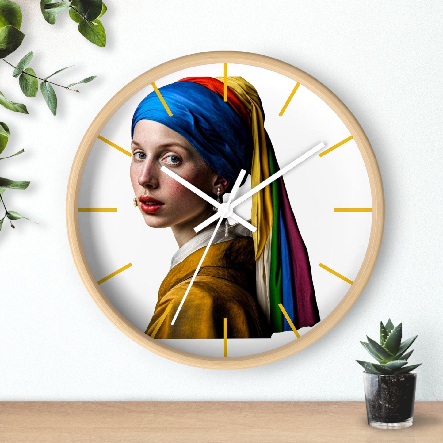 LGBTQWorldwide - ,,KUNST" Accessories, clock, Clocks, home, Home & Living, Home Decor, Indoor lgbtq Bekleidung Accessoires unisex Zubehör