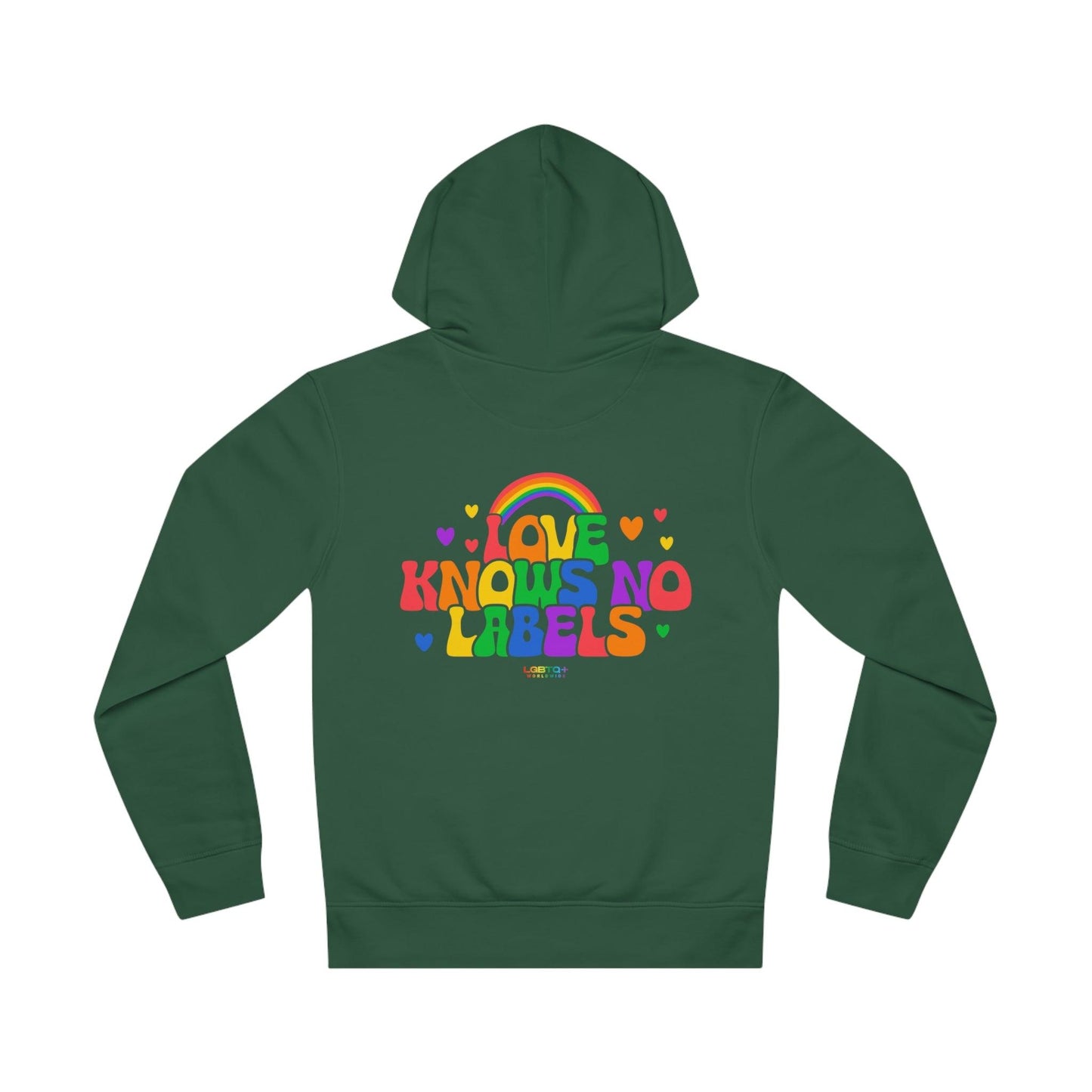 LGBTQWorldwide - ,,NO LABELS'' DTG, Eco-friendly, Hoodies, Last, Men's Clothing, Recycled, Unisex, Vegan, Women's Clothing lgbtq Bekleidung Accessoires unisex Zubehör