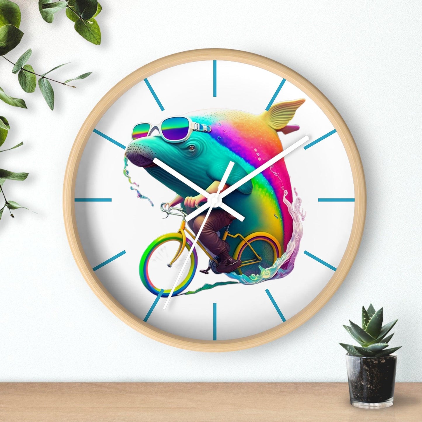 LGBTQWorldwide - ,,WAL" Accessories, clock, Clocks, home, Home & Living, Home Decor, Indoor lgbtq Bekleidung Accessoires unisex Zubehör