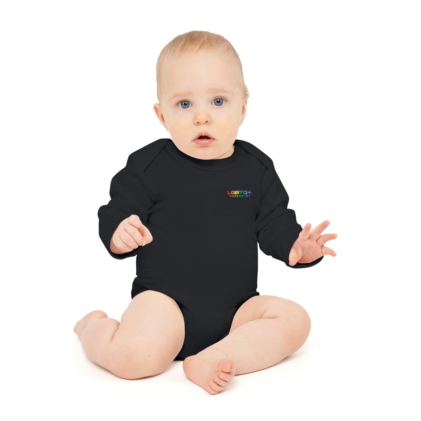 LGBTQWorldwide - ,,LOVE PILL" Organischer Baby Strampler Baby, Baby Clothing, Bodysuits, Cotton, DTG, Kids' Clothing, Organic lgbtq Bekleidung Accessoires unisex Zubehör