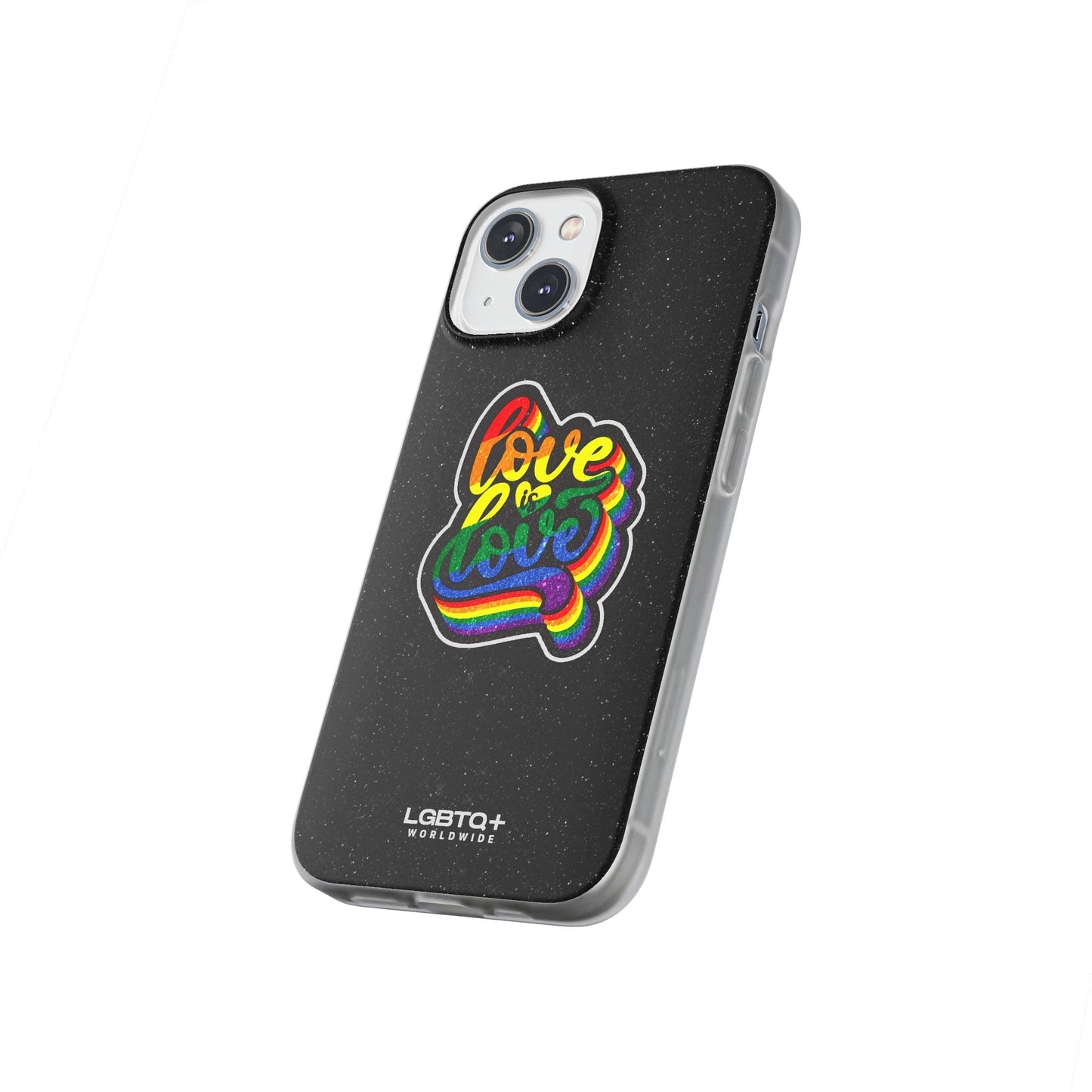 LGBTQWorldwide - ,,LIEBE IST LIEBE" Flexible Handyhülle Accessories, Case, iPhone, iPhone Cases, Phone accessory, Phone Cases, Samsung Cases, Valentine's Day promotion lgbtq Bekleidung Accessoires unisex Zubehör