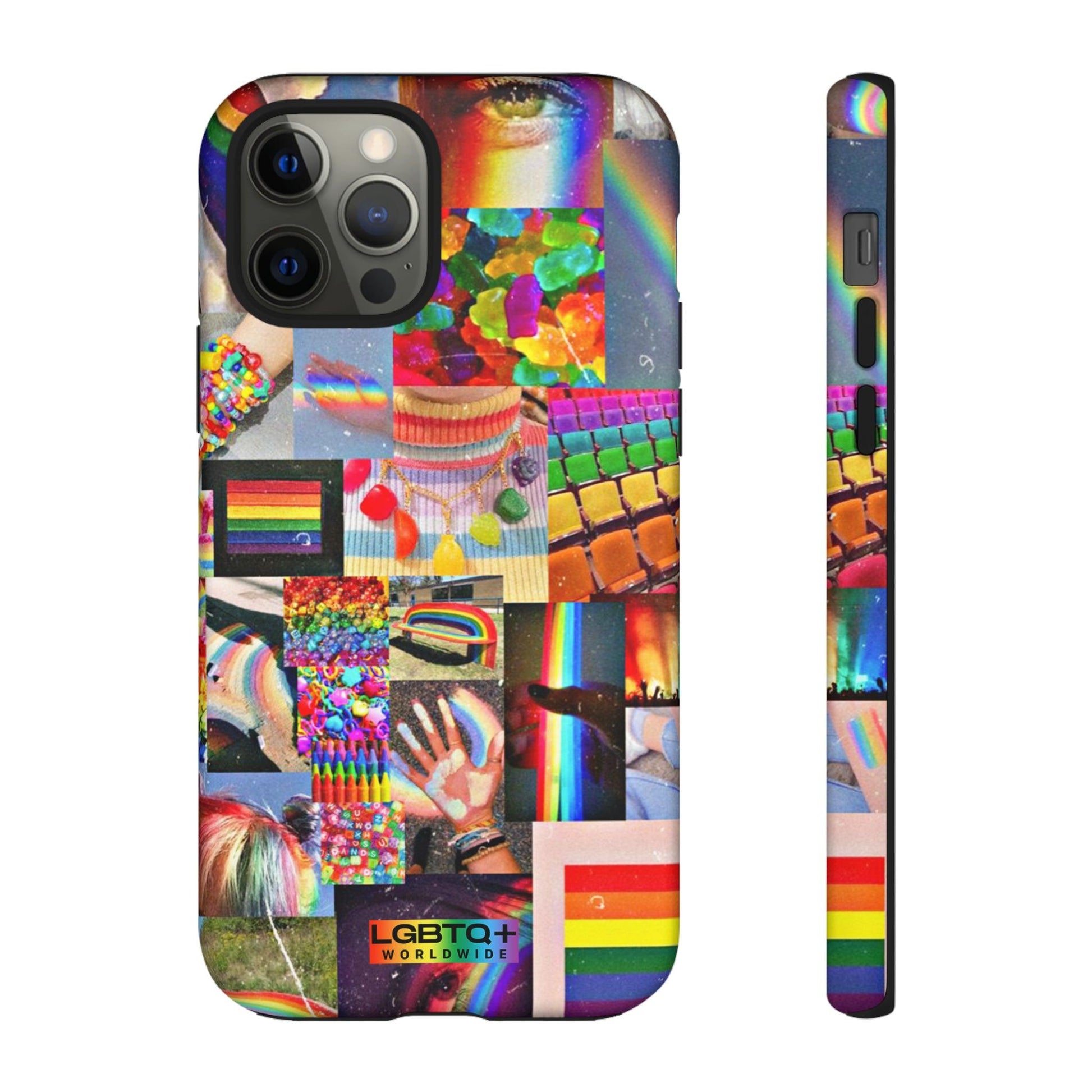 LGBTQWorldwide - ,,FARBEN" Doppelgehäuse Handyhülle Accessories, Glossy, iPhone Cases, Matte, Phone accessory, Phone Cases, Samsung Cases, Thermo, Valentine's Day Picks lgbtq Bekleidung Accessoires unisex Zubehör