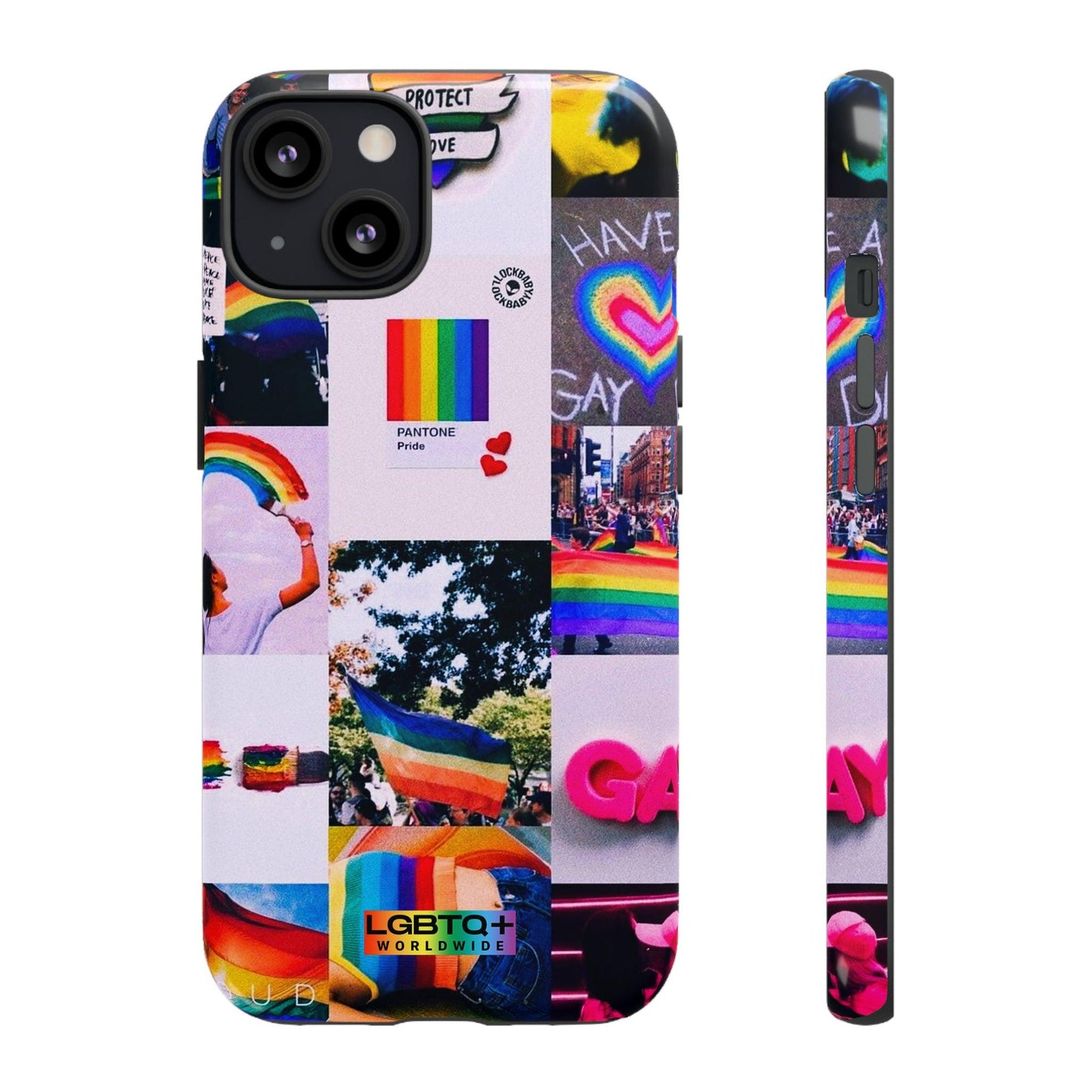 LGBTQWorldwide - ,,REGENBOGEN" Doppelgehäuse Handyhülle Accessories, Glossy, iPhone Cases, Matte, Phone accessory, Phone Cases, Samsung Cases, Thermo, Valentine's Day Picks lgbtq Bekleidung Accessoires unisex Zubehör