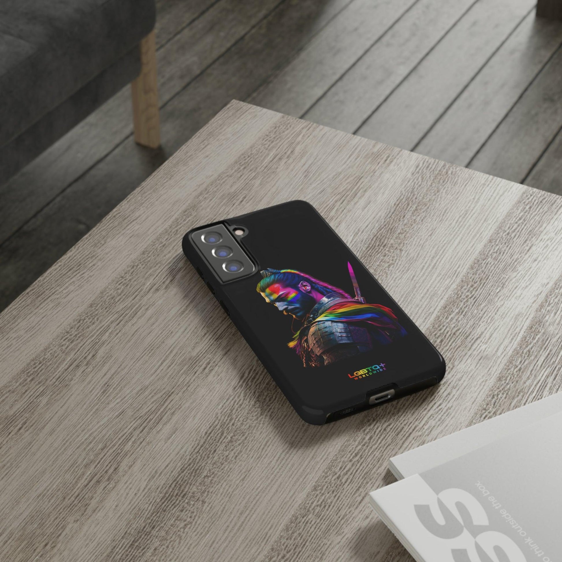 LGBTQWorldwide - ,,SAMURAI" Doppelgehäuse Handyhülle Accessories, Glossy, iPhone Cases, Matte, Phone accessory, Phone Cases, Samsung Cases, tough, Valentine's Day Picks lgbtq Bekleidung Accessoires unisex Zubehör