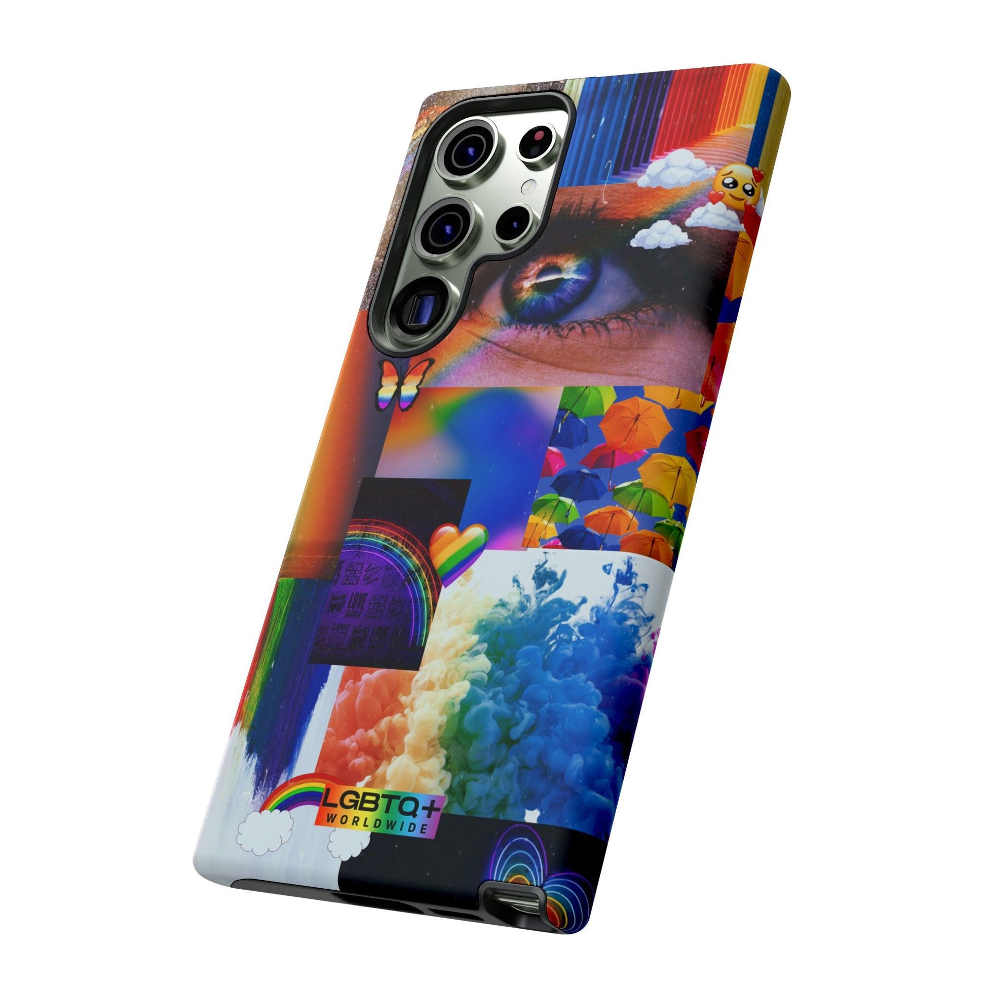 LGBTQWorldwide - ,,VISION" Doppelgehäuse Handyhülle Accessories, Glossy, iPhone Cases, Matte, Phone accessory, Phone Cases, Samsung Cases, Thermo, Valentine's Day Picks lgbtq Bekleidung Accessoires unisex Zubehör