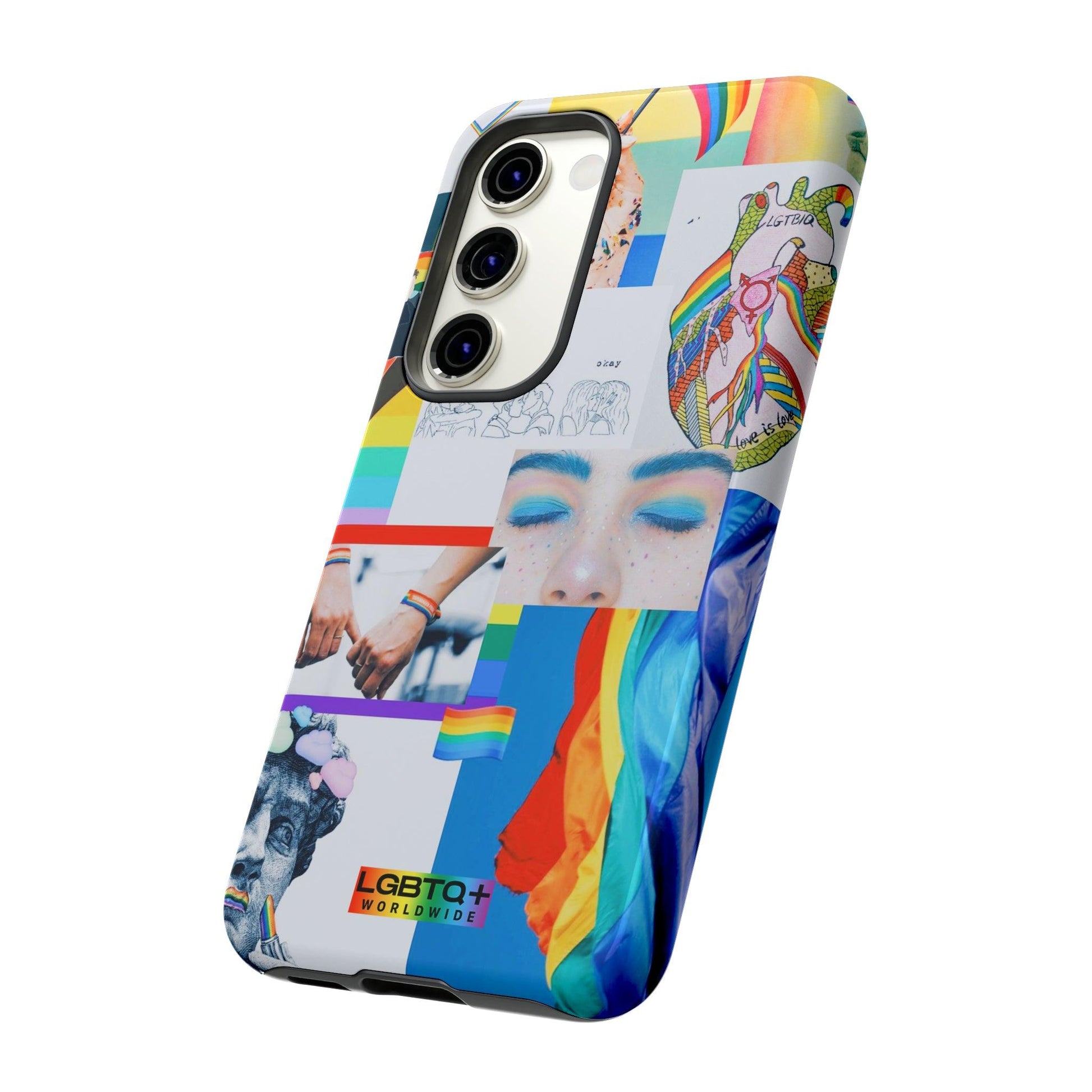 LGBTQWorldwide - ,,LEBEN"Doppelgehäuse Handyhülle Accessories, Glossy, iPhone Cases, Matte, Phone accessory, Phone Cases, Samsung Cases, Thermo, Valentine's Day Picks lgbtq Bekleidung Accessoires unisex Zubehör