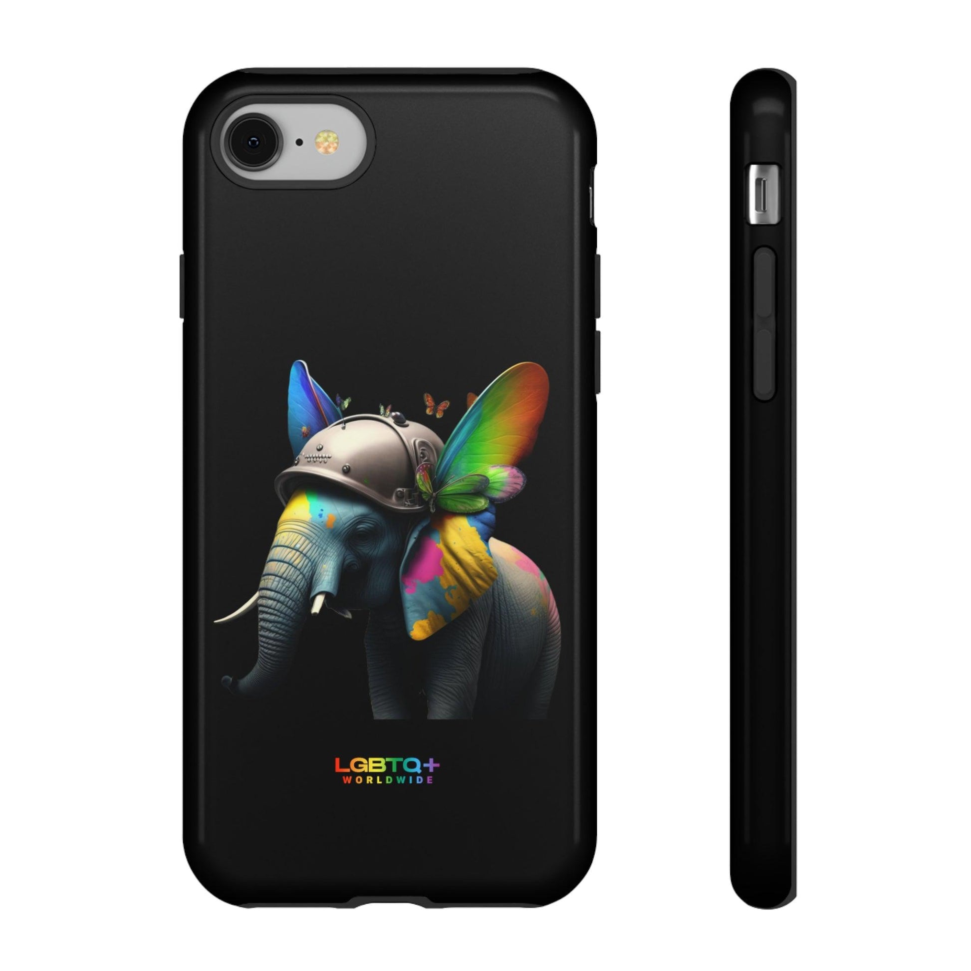 LGBTQWorldwide - ,,ELEFANT" Doppelgehäuse Handyhülle Accessories, Glossy, iPhone Cases, Matte, Phone accessory, Phone Cases, Samsung Cases, tough, Valentine's Day Picks lgbtq Bekleidung Accessoires unisex Zubehör