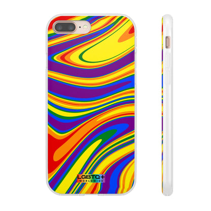 LGBTQWorldwide - ,,FARBEN" Flexible Handyhülle Accessories, Case, iPhone, iPhone Cases, Phone accessory, Phone Cases, Samsung Cases, silikon, Valentine's Day promotion lgbtq Bekleidung Accessoires unisex Zubehör