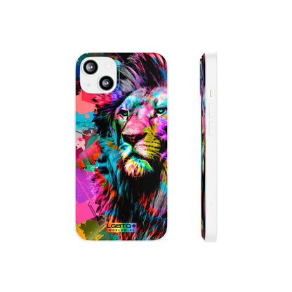 LGBTQWorldwide - ,,STARKER LÖWE" Flexible Handyhülle Accessories, Case, iPhone, iPhone Cases, Phone accessory, Phone Cases, Samsung Cases, silikon, Valentine's Day promotion lgbtq Bekleidung Accessoires unisex Zubehör