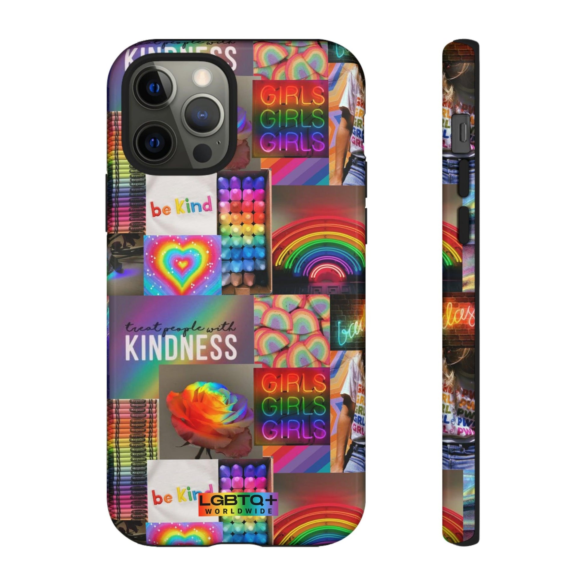 LGBTQWorldwide - ,,FREUNDLICH" Doppelgehäuse Handyhülle Accessories, Glossy, iPhone Cases, Matte, Phone accessory, Phone Cases, Samsung Cases, Thermo, Valentine's Day Picks lgbtq Bekleidung Accessoires unisex Zubehör