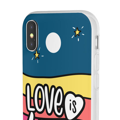 LGBTQWorldwide - ,,LIEBES WOLKE" Flexible Handyhülle Accessories, Case, iPhone, iPhone Cases, Phone accessory, Phone Cases, Samsung Cases, silikon, Valentine's Day promotion lgbtq Bekleidung Accessoires unisex Zubehör