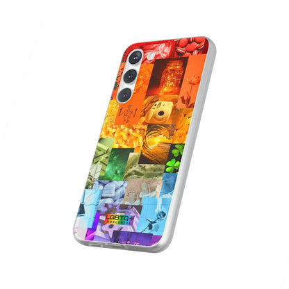 LGBTQWorldwide - ,,GLÜCKLICHKEIT" Flexible Handyhülle Accessories, Case, iPhone, iPhone Cases, Phone accessory, Phone Cases, Samsung Cases, silikon, Valentine's Day promotion lgbtq Bekleidung Accessoires unisex Zubehör