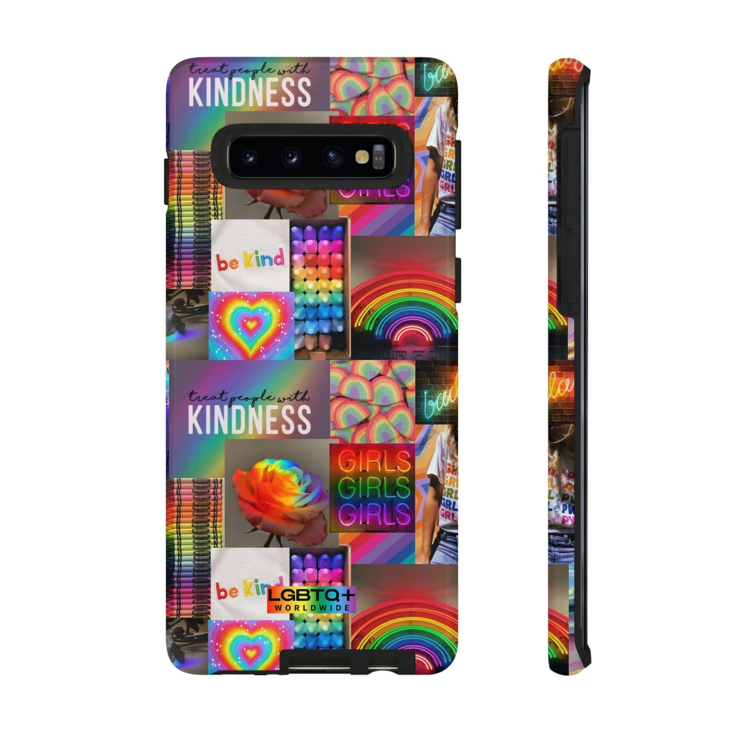 LGBTQWorldwide - ,,FREUNDLICH" Doppelgehäuse Handyhülle Accessories, Glossy, iPhone Cases, Matte, Phone accessory, Phone Cases, Samsung Cases, Thermo, Valentine's Day Picks lgbtq Bekleidung Accessoires unisex Zubehör