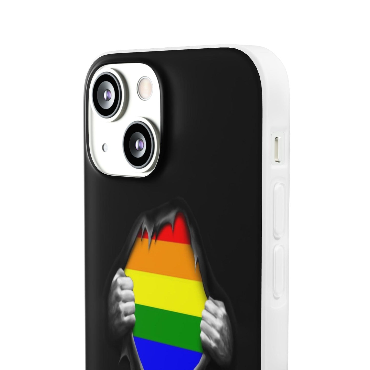 LGBTQWorldwide - ,,SCHWARZES LOCH" Flexible Handyhülle Accessories, Case, iPhone, iPhone Cases, Phone accessory, Phone Cases, Samsung Cases, silikon, Valentine's Day promotion lgbtq Bekleidung Accessoires unisex Zubehör