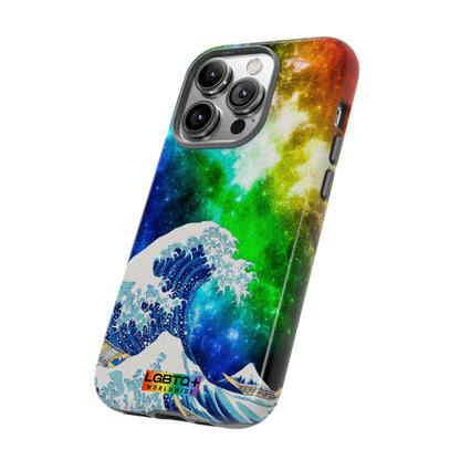 LGBTQWorldwide - ,,WELLE" Doppelgehäuse Handyhülle Accessories, Glossy, iPhone Cases, Matte, Phone accessory, Phone Cases, Samsung Cases, Thermo, Valentine's Day Picks lgbtq Bekleidung Accessoires unisex Zubehör