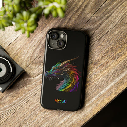 LGBTQWorldwide - ,,DRACHE" Doppelgehäuse Handyhülle Accessories, Glossy, iPhone Cases, Matte, Phone accessory, Phone Cases, Samsung Cases, tough, Valentine's Day Picks lgbtq Bekleidung Accessoires unisex Zubehör