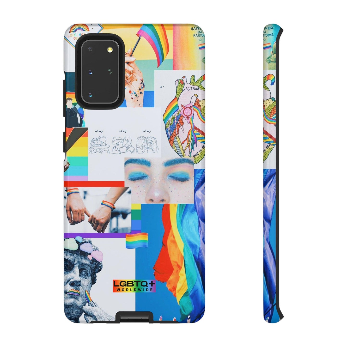 LGBTQWorldwide - ,,LEBEN"Doppelgehäuse Handyhülle Accessories, Glossy, iPhone Cases, Matte, Phone accessory, Phone Cases, Samsung Cases, Thermo, Valentine's Day Picks lgbtq Bekleidung Accessoires unisex Zubehör