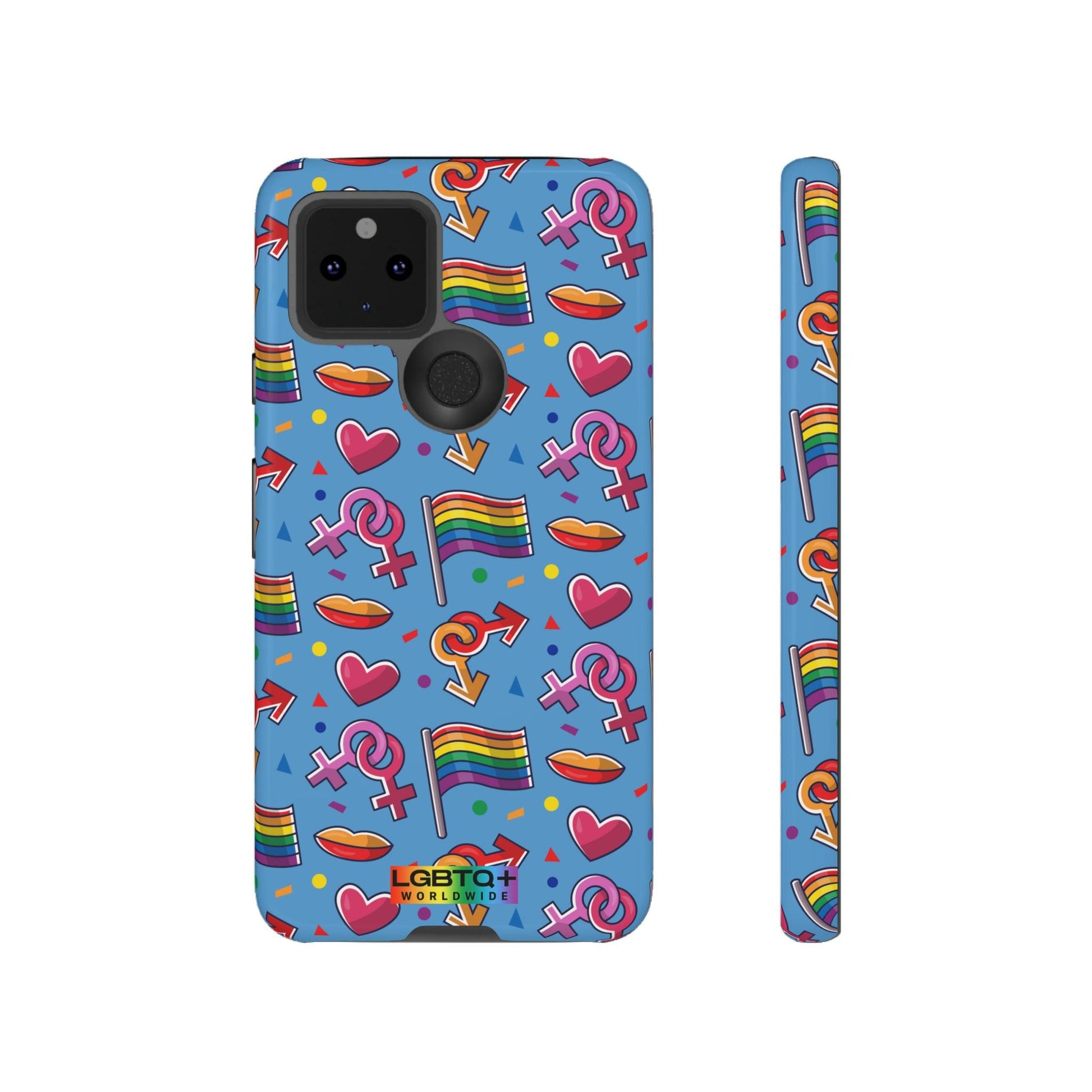 LGBTQWorldwide - ,,FÜHL DICH FREI" Doppelgehäuse Handyhülle Accessories, Glossy, iPhone Cases, Matte, Phone accessory, Phone Cases, Samsung Cases, Thermo, Valentine's Day Picks lgbtq Bekleidung Accessoires unisex Zubehör