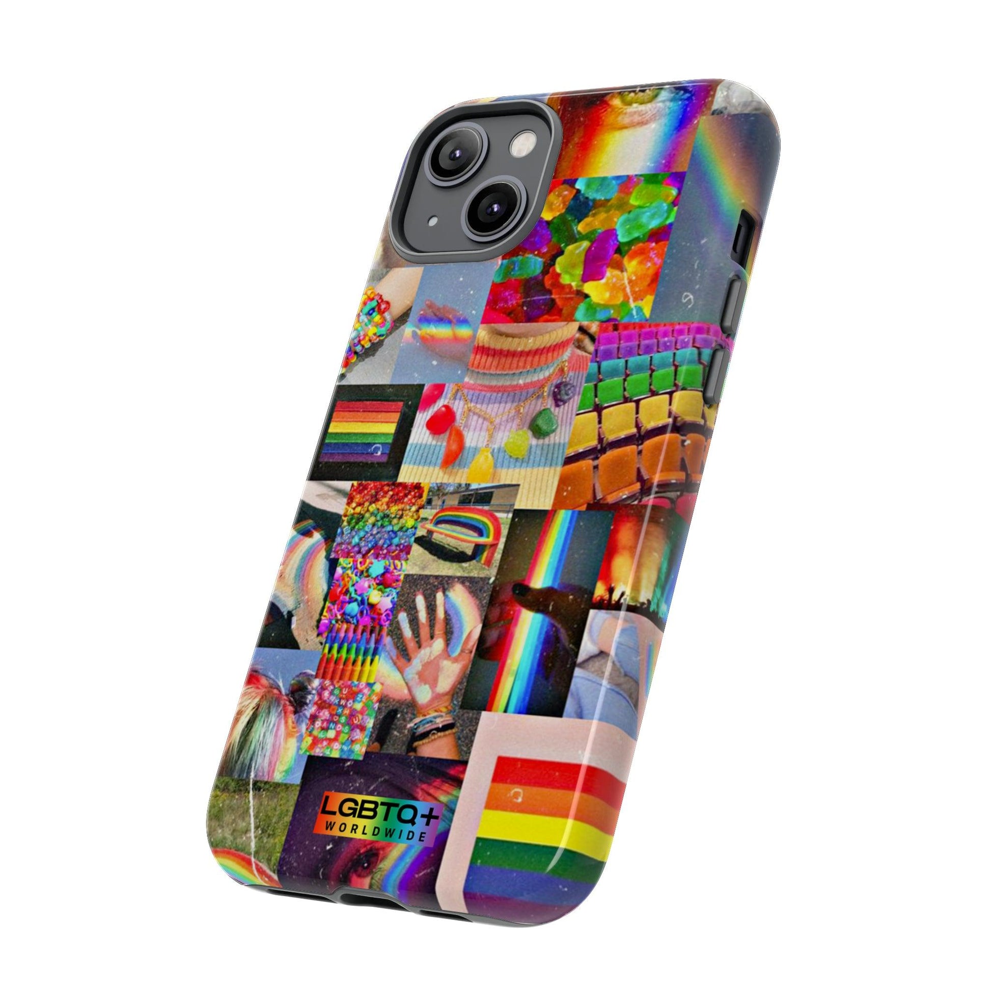 LGBTQWorldwide - ,,FARBEN" Doppelgehäuse Handyhülle Accessories, Glossy, iPhone Cases, Matte, Phone accessory, Phone Cases, Samsung Cases, Thermo, Valentine's Day Picks lgbtq Bekleidung Accessoires unisex Zubehör