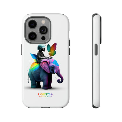 LGBTQWorldwide - ,,SCHMETTERLING" Doppelgehäuse Handyhülle Accessories, Glossy, iPhone Cases, Matte, Phone accessory, Phone Cases, Samsung Cases, tough, Valentine's Day Picks lgbtq Bekleidung Accessoires unisex Zubehör