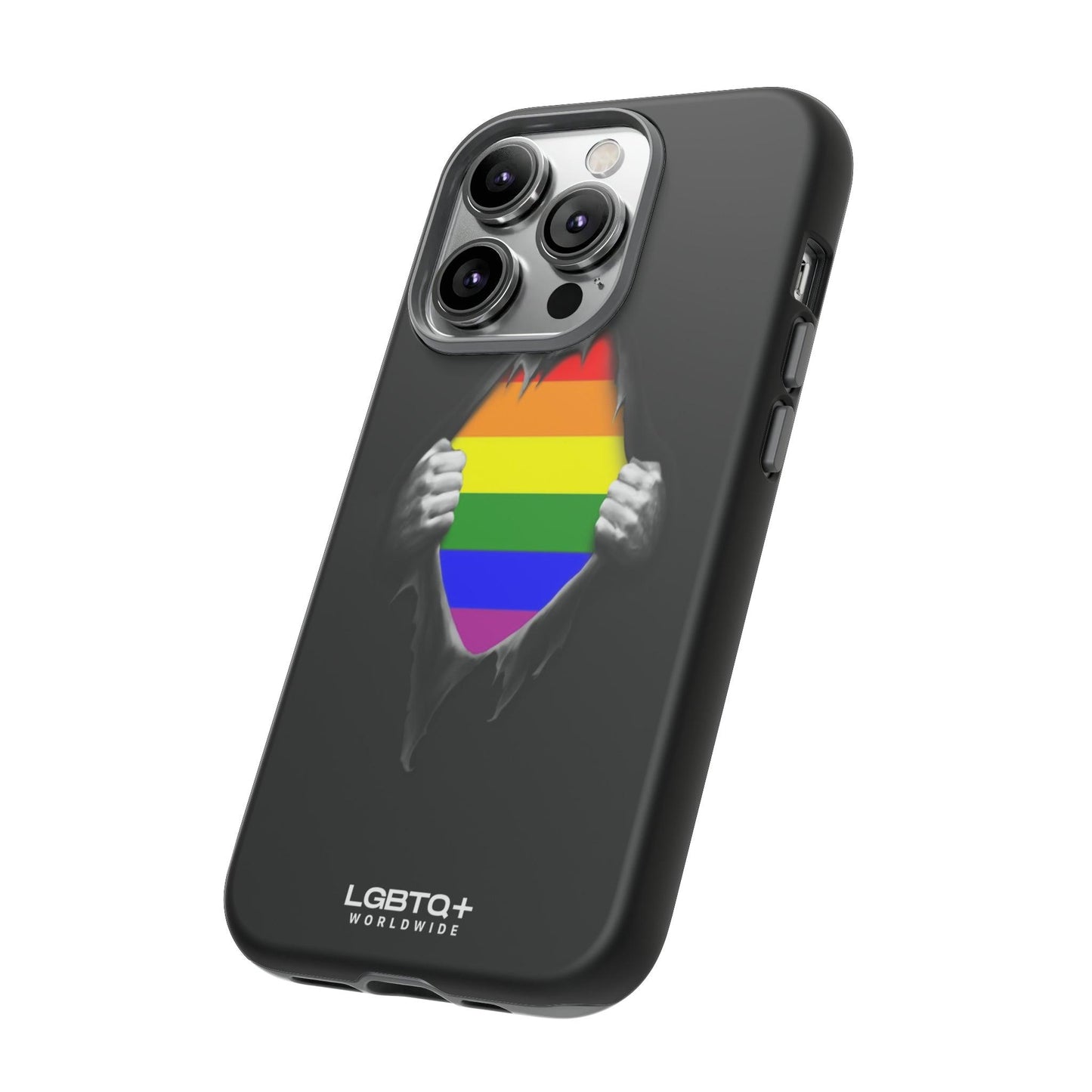 LGBTQWorldwide - ,,SCHWARZES LOCH" Doppelgehäuse Handyhülle Accessories, Glossy, iPhone Cases, Matte, Phone accessory, Phone Cases, Samsung Cases, Thermo, Valentine's Day Picks lgbtq Bekleidung Accessoires unisex Zubehör