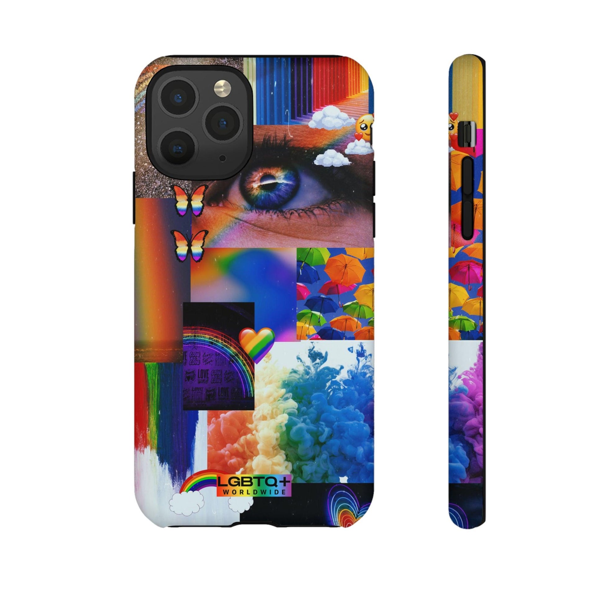 LGBTQWorldwide - ,,VISION" Doppelgehäuse Handyhülle Accessories, Glossy, iPhone Cases, Matte, Phone accessory, Phone Cases, Samsung Cases, Thermo, Valentine's Day Picks lgbtq Bekleidung Accessoires unisex Zubehör