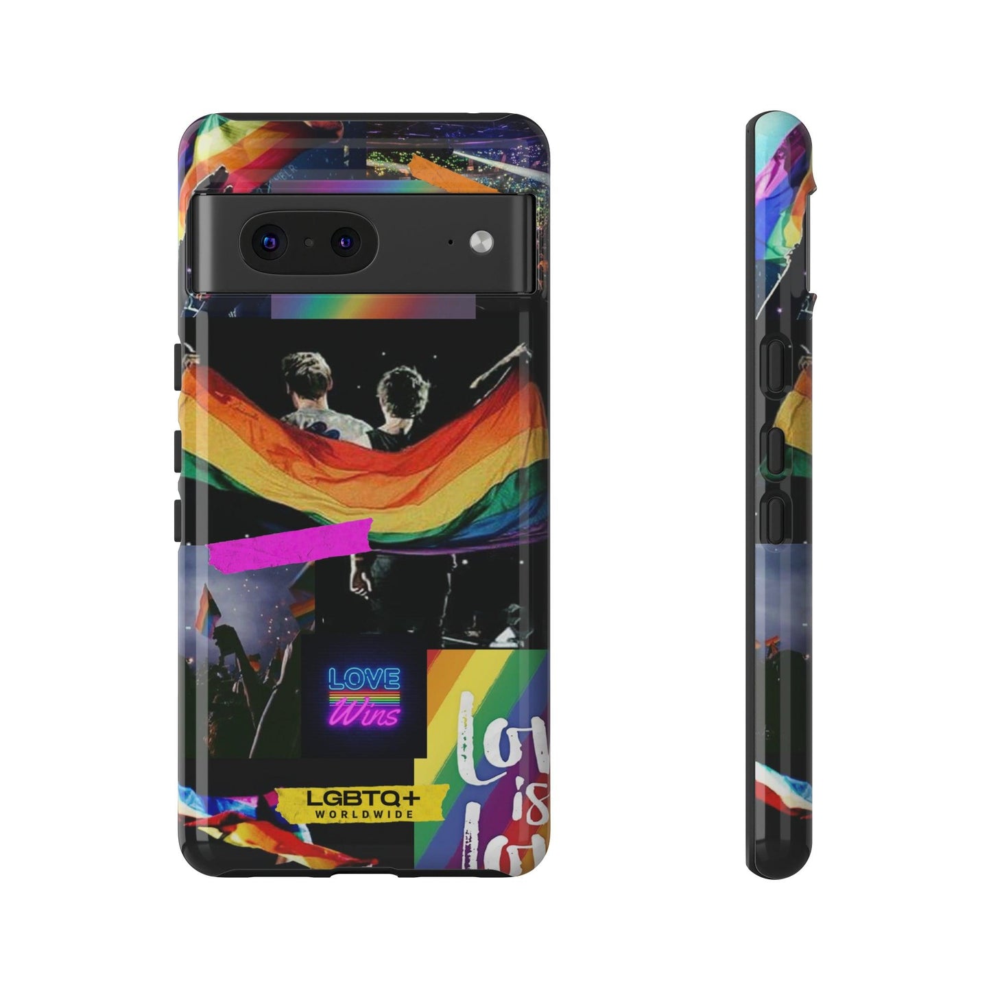 LGBTQWorldwide - ,,COMMUNITY" Doppelgehäuse Handyhülle Accessories, Glossy, iPhone Cases, Matte, Phone accessory, Phone Cases, Samsung Cases, Thermo, Valentine's Day Picks lgbtq Bekleidung Accessoires unisex Zubehör