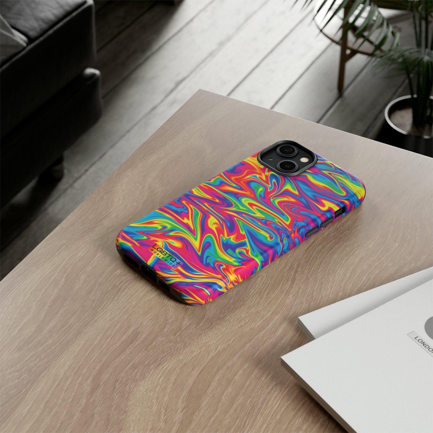 LGBTQWorldwide - ,,ABSTRACT" Doppelgehäuse Handyhülle Accessories, Glossy, iPhone Cases, Matte, Phone accessory, Phone Cases, Samsung Cases, Thermo, Valentine's Day Picks lgbtq Bekleidung Accessoires unisex Zubehör