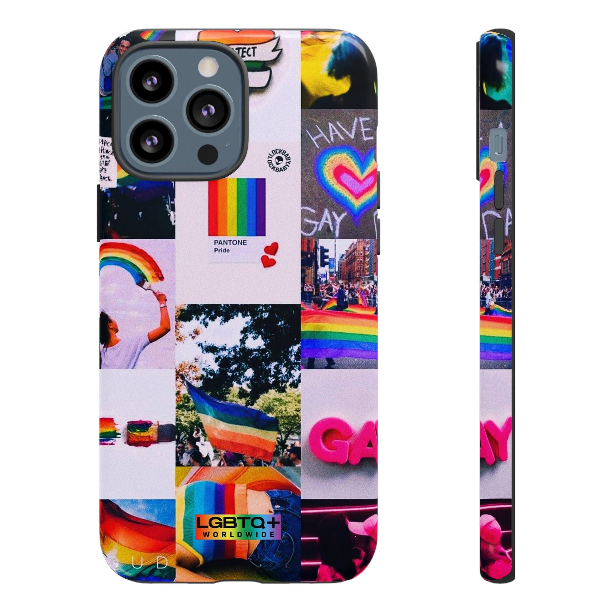 LGBTQWorldwide - ,,REGENBOGEN" Doppelgehäuse Handyhülle Accessories, Glossy, iPhone Cases, Matte, Phone accessory, Phone Cases, Samsung Cases, Thermo, Valentine's Day Picks lgbtq Bekleidung Accessoires unisex Zubehör