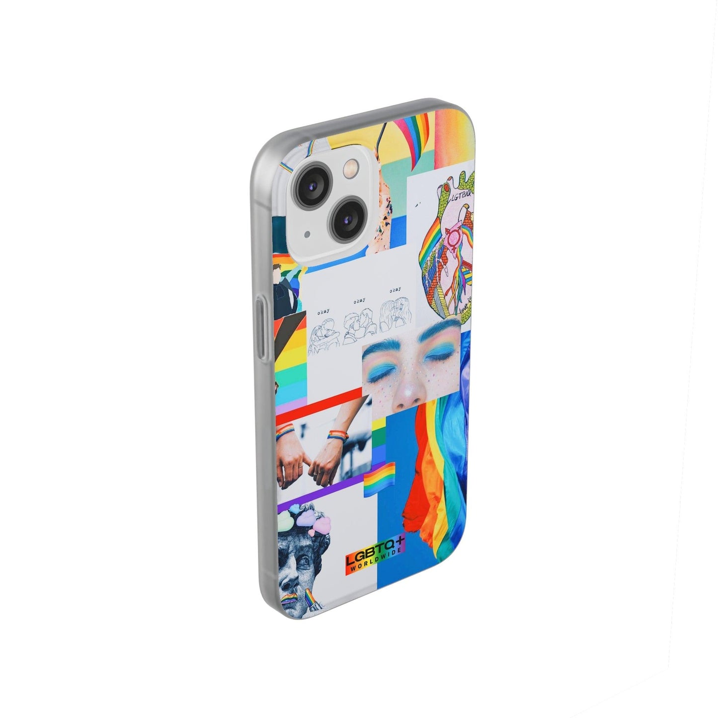 LGBTQWorldwide - ,,SEI FREI" Flexible Handyhülle Accessories, Case, iPhone, iPhone Cases, Phone accessory, Phone Cases, Samsung Cases, silikon, Valentine's Day promotion lgbtq Bekleidung Accessoires unisex Zubehör