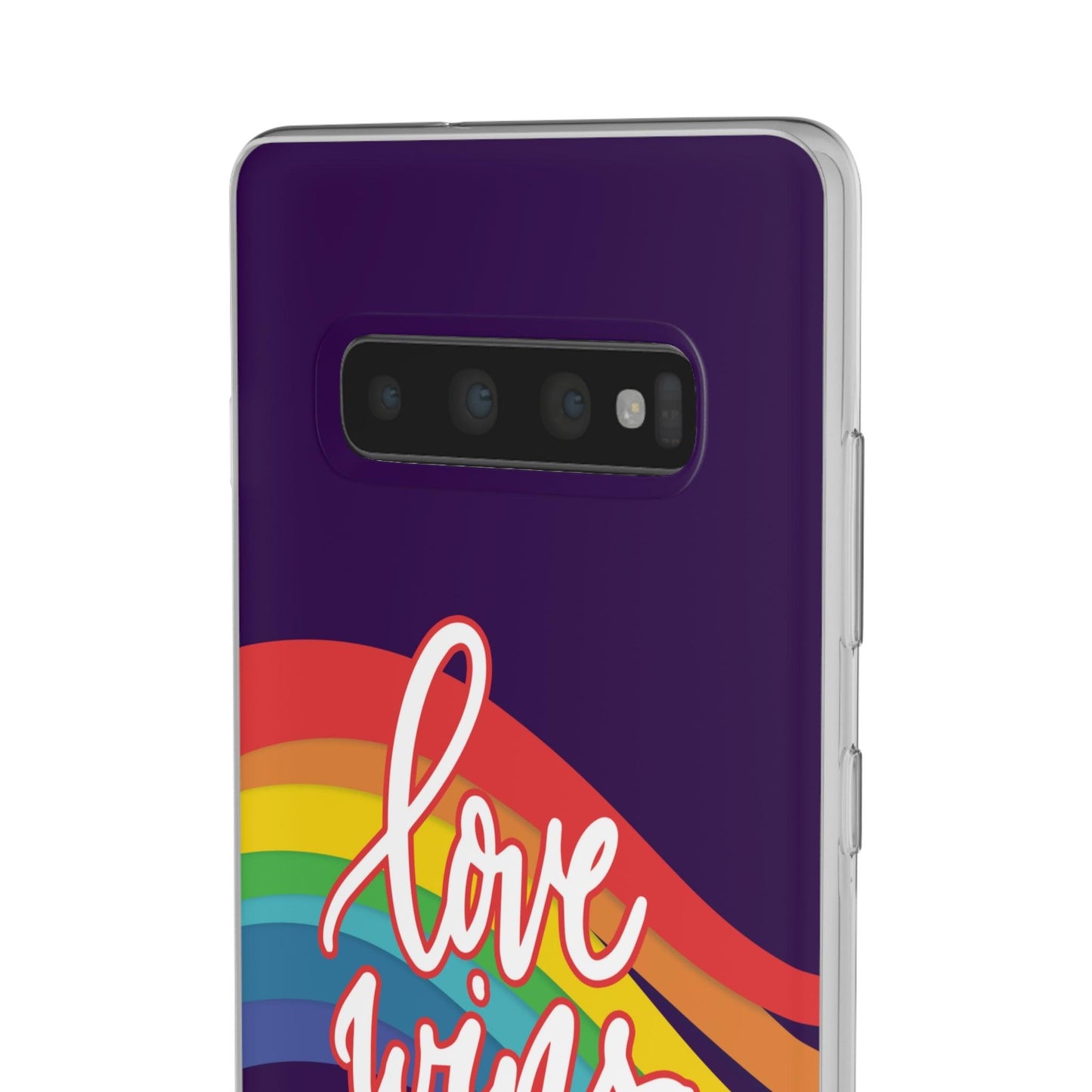 LGBTQWorldwide - ,,LIEBE GEWINNT" Flexible Handyhülle Accessories, Case, iPhone, iPhone Cases, Phone accessory, Phone Cases, Samsung Cases, silikon, Valentine's Day promotion lgbtq Bekleidung Accessoires unisex Zubehör