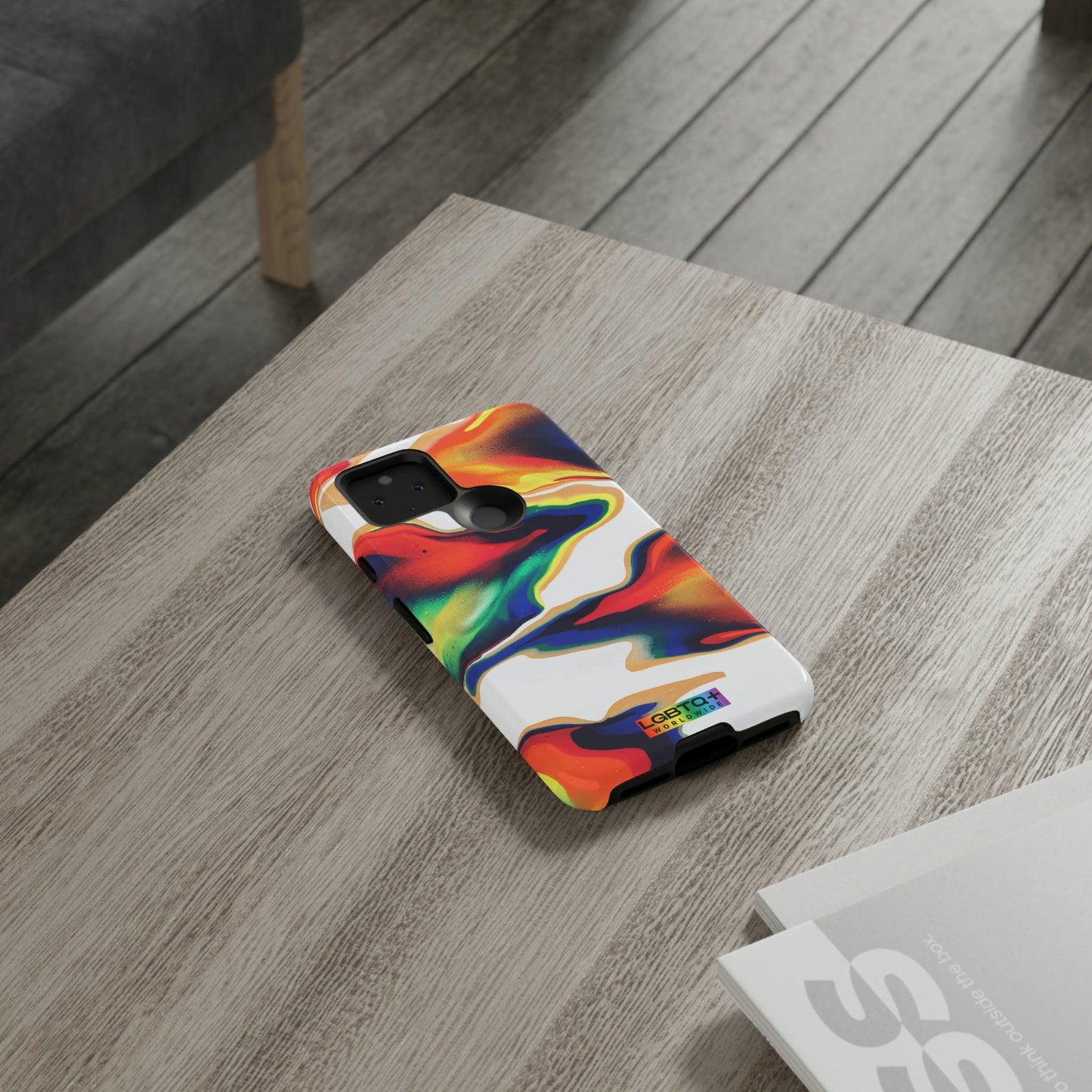 LGBTQWorldwide - ,,EINZIGARTIG" Doppelgehäuse Handyhülle Accessories, Glossy, iPhone Cases, Matte, Phone accessory, Phone Cases, Samsung Cases, Thermo, Valentine's Day Picks lgbtq Bekleidung Accessoires unisex Zubehör