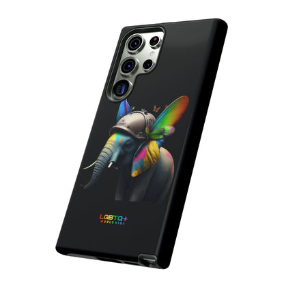 LGBTQWorldwide - ,,ELEFANT" Doppelgehäuse Handyhülle Accessories, Glossy, iPhone Cases, Matte, Phone accessory, Phone Cases, Samsung Cases, tough, Valentine's Day Picks lgbtq Bekleidung Accessoires unisex Zubehör