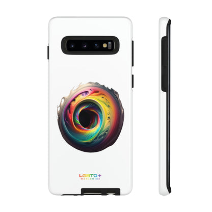 LGBTQWorldwide - ,,SCHWARZES LOCH" Doppelgehäuse Handyhülle Accessories, Glossy, iPhone Cases, Matte, Phone accessory, Phone Cases, Samsung Cases, tough, Valentine's Day Picks lgbtq Bekleidung Accessoires unisex Zubehör