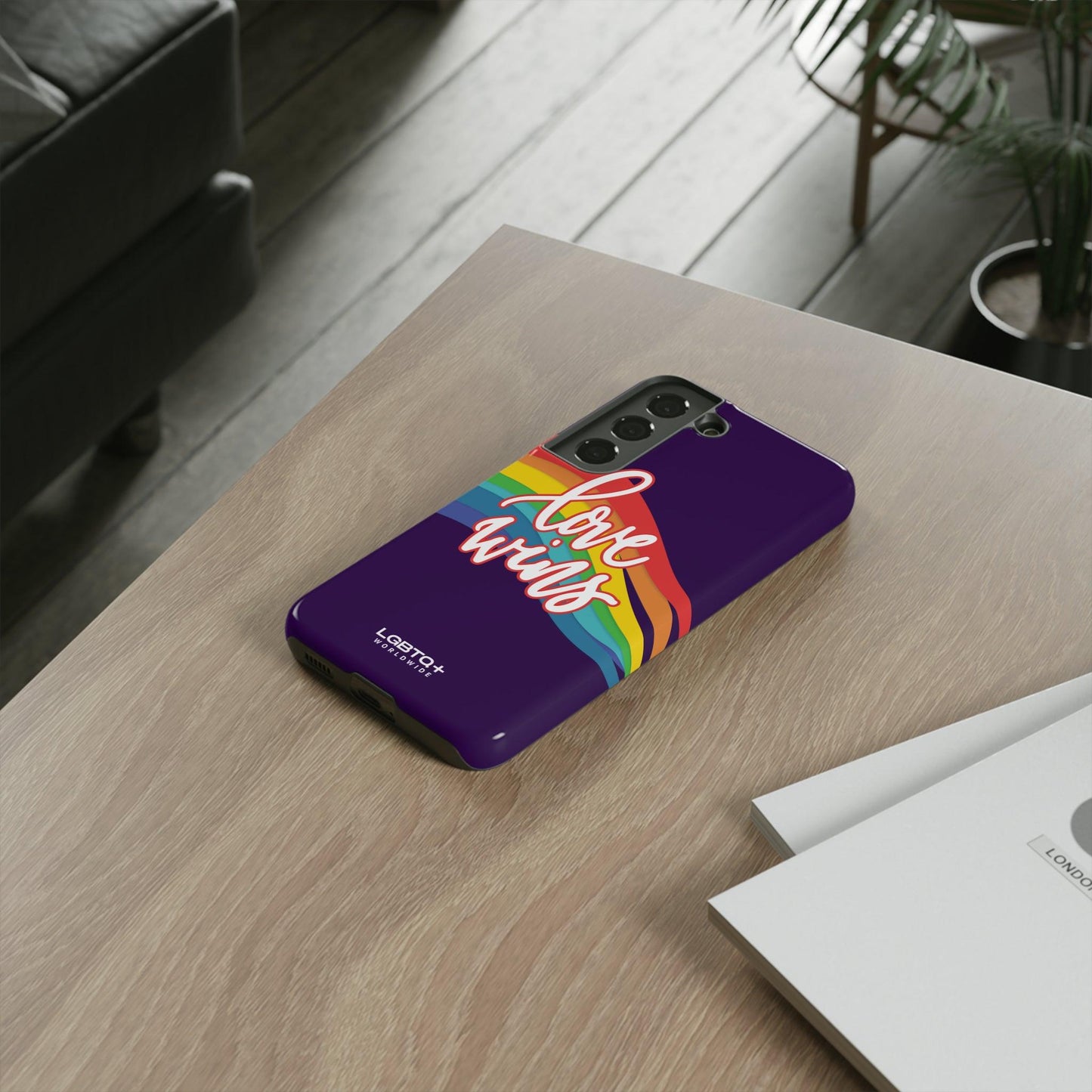 LGBTQWorldwide - ,,LIEBE GEWINNT" Doppelgehäuse Handyhülle Accessories, Glossy, iPhone Cases, Matte, Phone accessory, Phone Cases, Samsung Cases, Thermo, Valentine's Day Picks lgbtq Bekleidung Accessoires unisex Zubehör