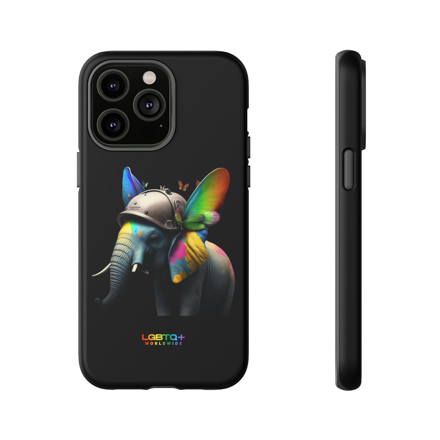 LGBTQWorldwide - ,,ELEFANT" Doppelgehäuse Handyhülle Accessories, Glossy, iPhone Cases, Matte, Phone accessory, Phone Cases, Samsung Cases, tough, Valentine's Day Picks lgbtq Bekleidung Accessoires unisex Zubehör