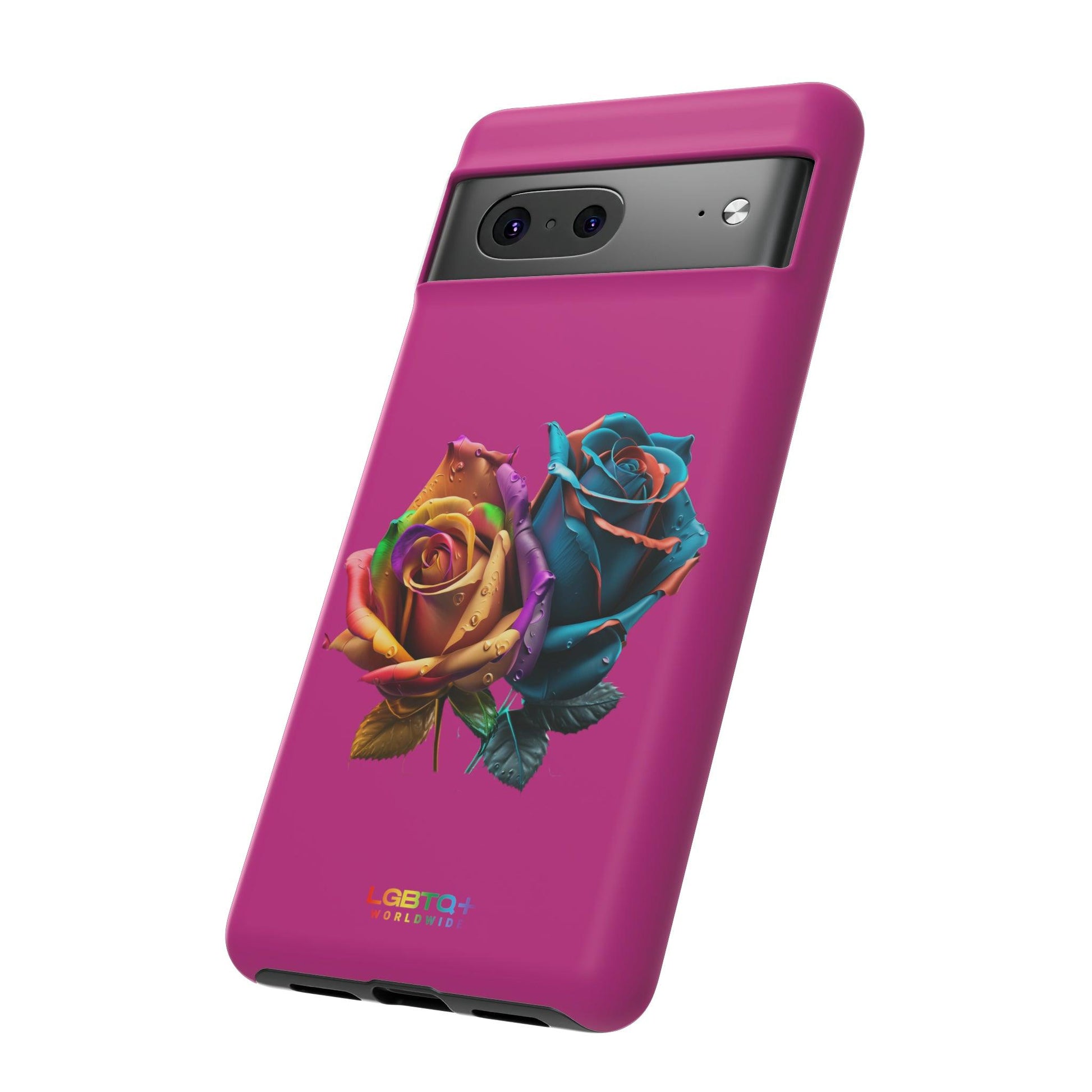 LGBTQWorldwide - ,,ROSEN" Doppelgehäuse Handyhülle Accessories, Glossy, iPhone Cases, Matte, Phone accessory, Phone Cases, Samsung Cases, tough, Valentine's Day Picks lgbtq Bekleidung Accessoires unisex Zubehör