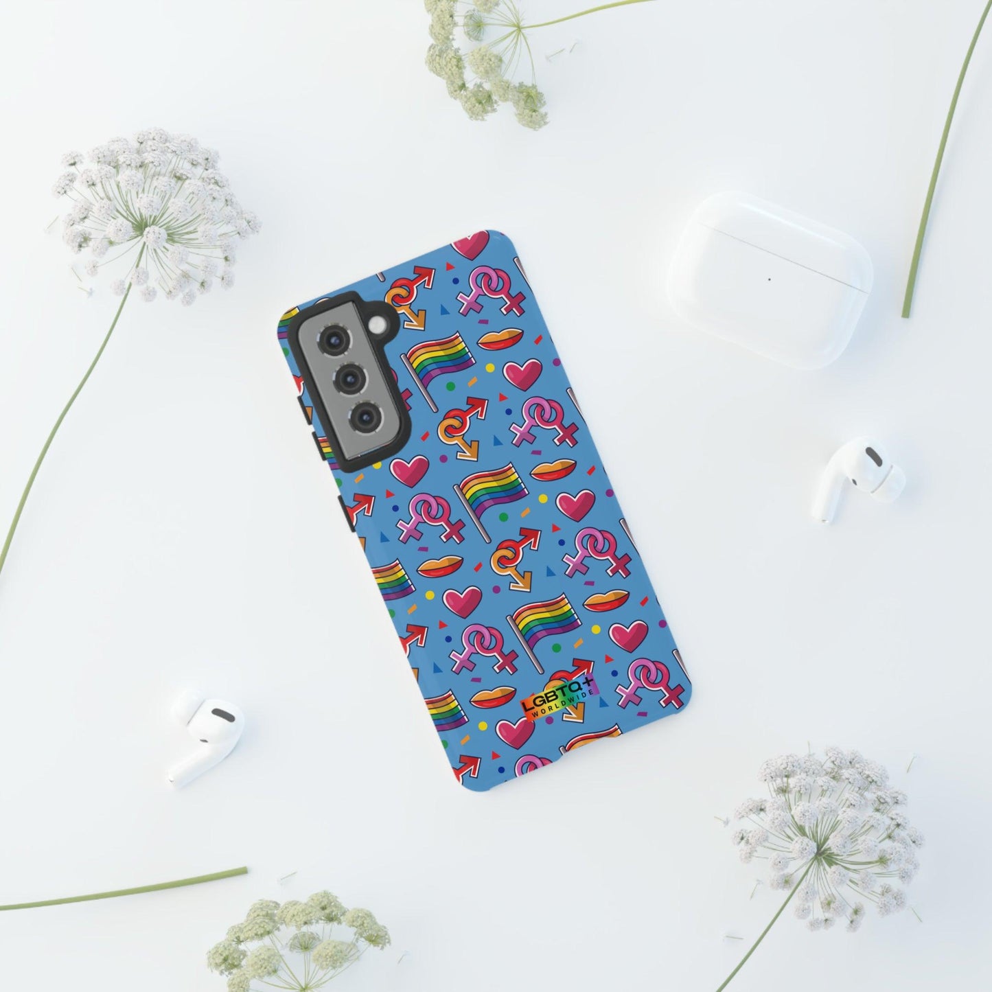 LGBTQWorldwide - ,,FÜHL DICH FREI" Doppelgehäuse Handyhülle Accessories, Glossy, iPhone Cases, Matte, Phone accessory, Phone Cases, Samsung Cases, Thermo, Valentine's Day Picks lgbtq Bekleidung Accessoires unisex Zubehör