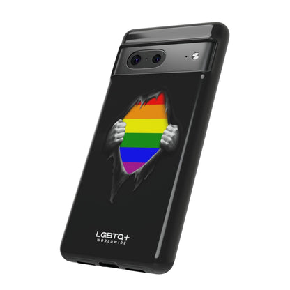 LGBTQWorldwide - ,,SCHWARZES LOCH" Doppelgehäuse Handyhülle Accessories, Glossy, iPhone Cases, Matte, Phone accessory, Phone Cases, Samsung Cases, Thermo, Valentine's Day Picks lgbtq Bekleidung Accessoires unisex Zubehör