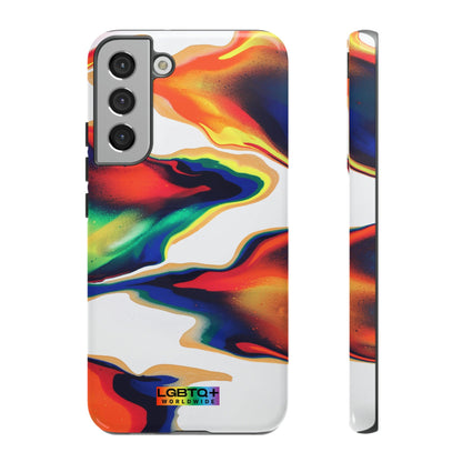 LGBTQWorldwide - ,,EINZIGARTIG" Doppelgehäuse Handyhülle Accessories, Glossy, iPhone Cases, Matte, Phone accessory, Phone Cases, Samsung Cases, Thermo, Valentine's Day Picks lgbtq Bekleidung Accessoires unisex Zubehör