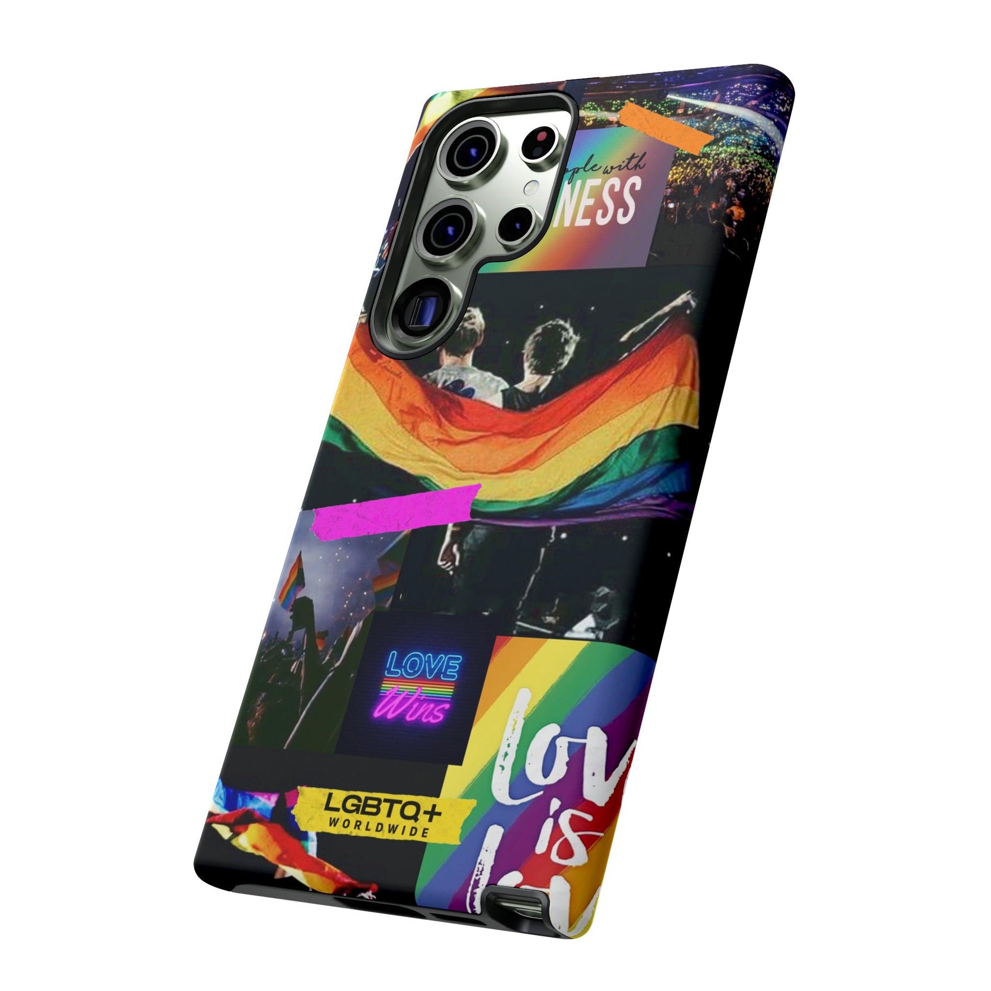 LGBTQWorldwide - ,,COMMUNITY" Doppelgehäuse Handyhülle Accessories, Glossy, iPhone Cases, Matte, Phone accessory, Phone Cases, Samsung Cases, Thermo, Valentine's Day Picks lgbtq Bekleidung Accessoires unisex Zubehör