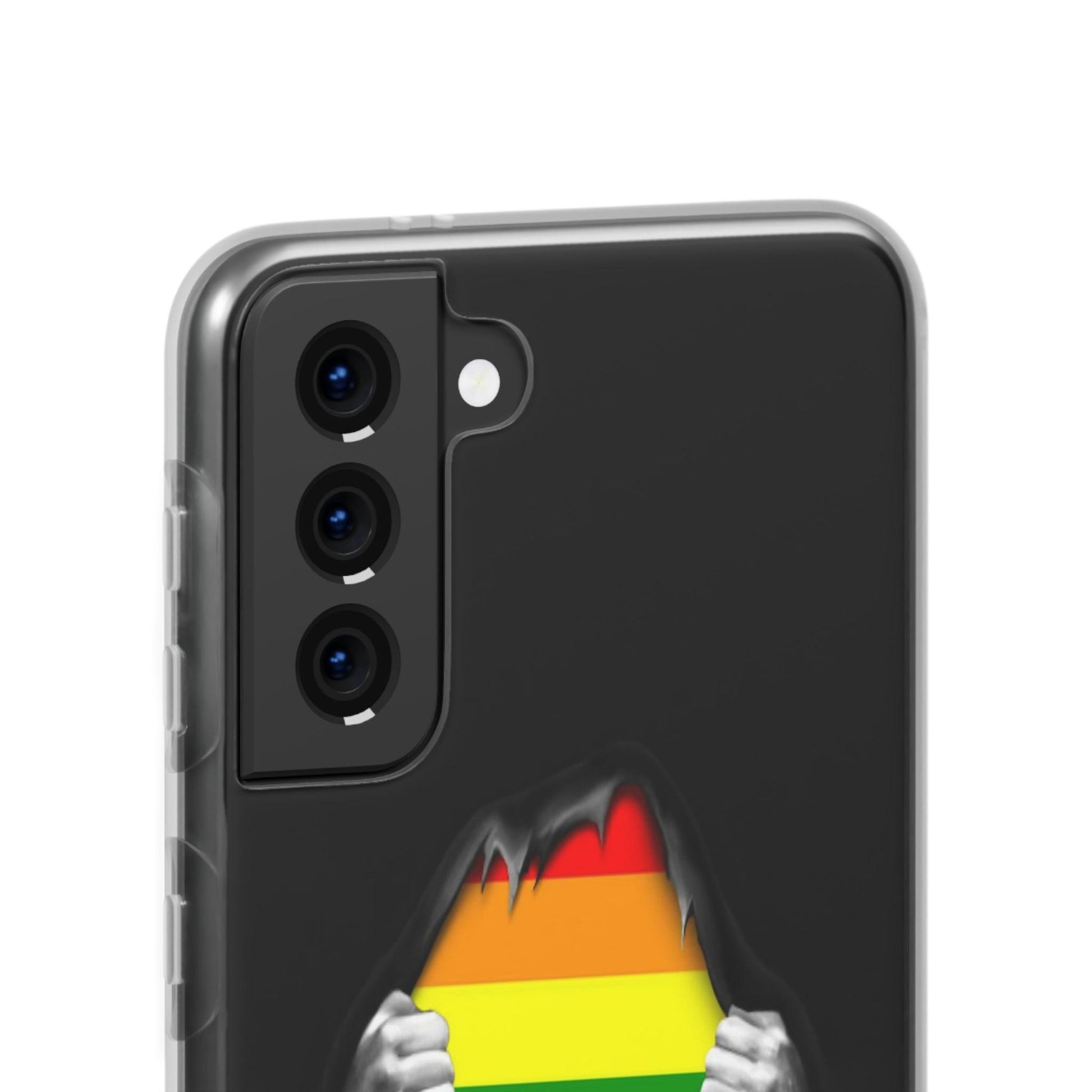 LGBTQWorldwide - ,,SCHWARZES LOCH" Flexible Handyhülle Accessories, Case, iPhone, iPhone Cases, Phone accessory, Phone Cases, Samsung Cases, silikon, Valentine's Day promotion lgbtq Bekleidung Accessoires unisex Zubehör