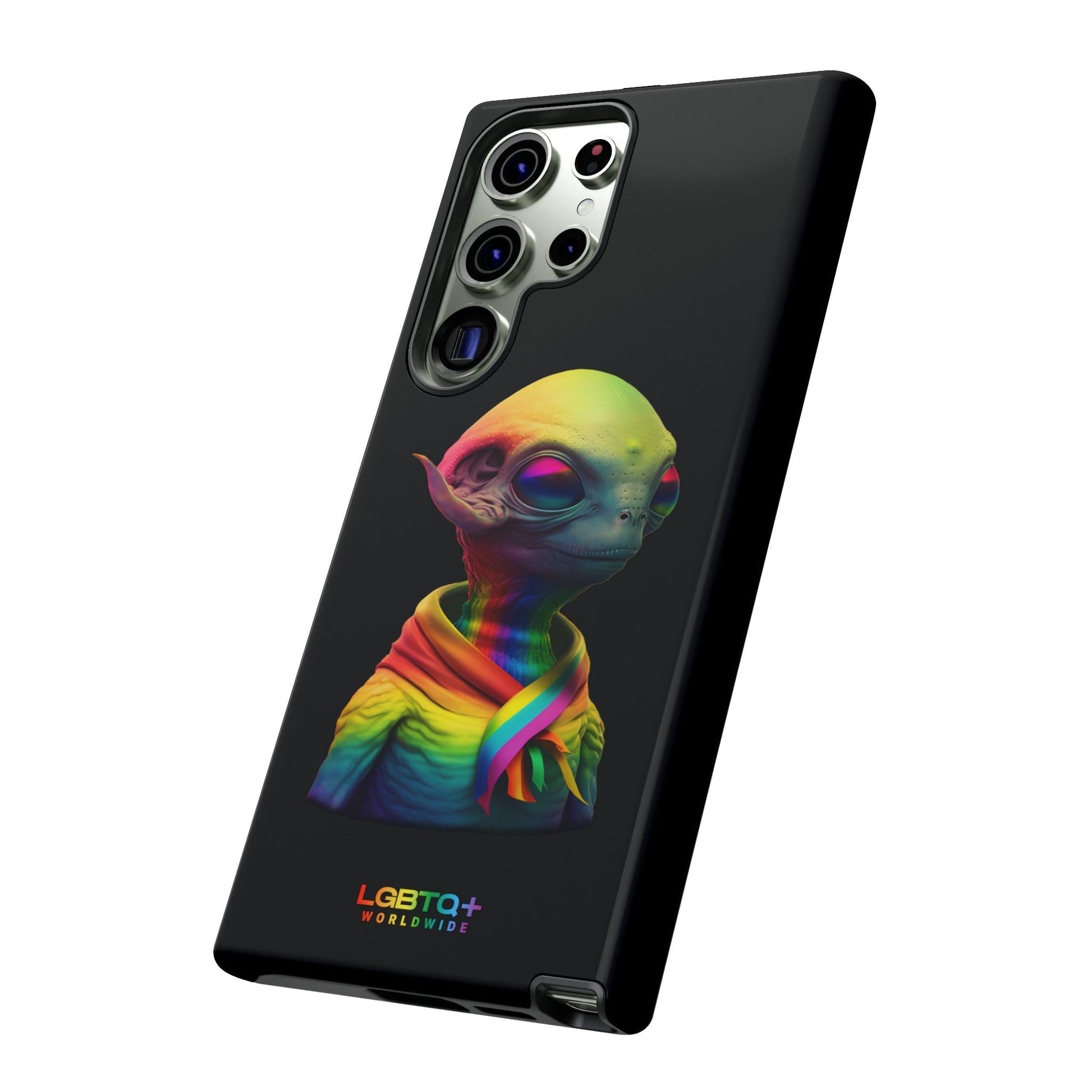 LGBTQWorldwide - ,,ALIEN" Doppelgehäuse Handyhülle Accessories, Glossy, iPhone Cases, Matte, Phone accessory, Phone Cases, Samsung Cases, tough, Valentine's Day Picks lgbtq Bekleidung Accessoires unisex Zubehör