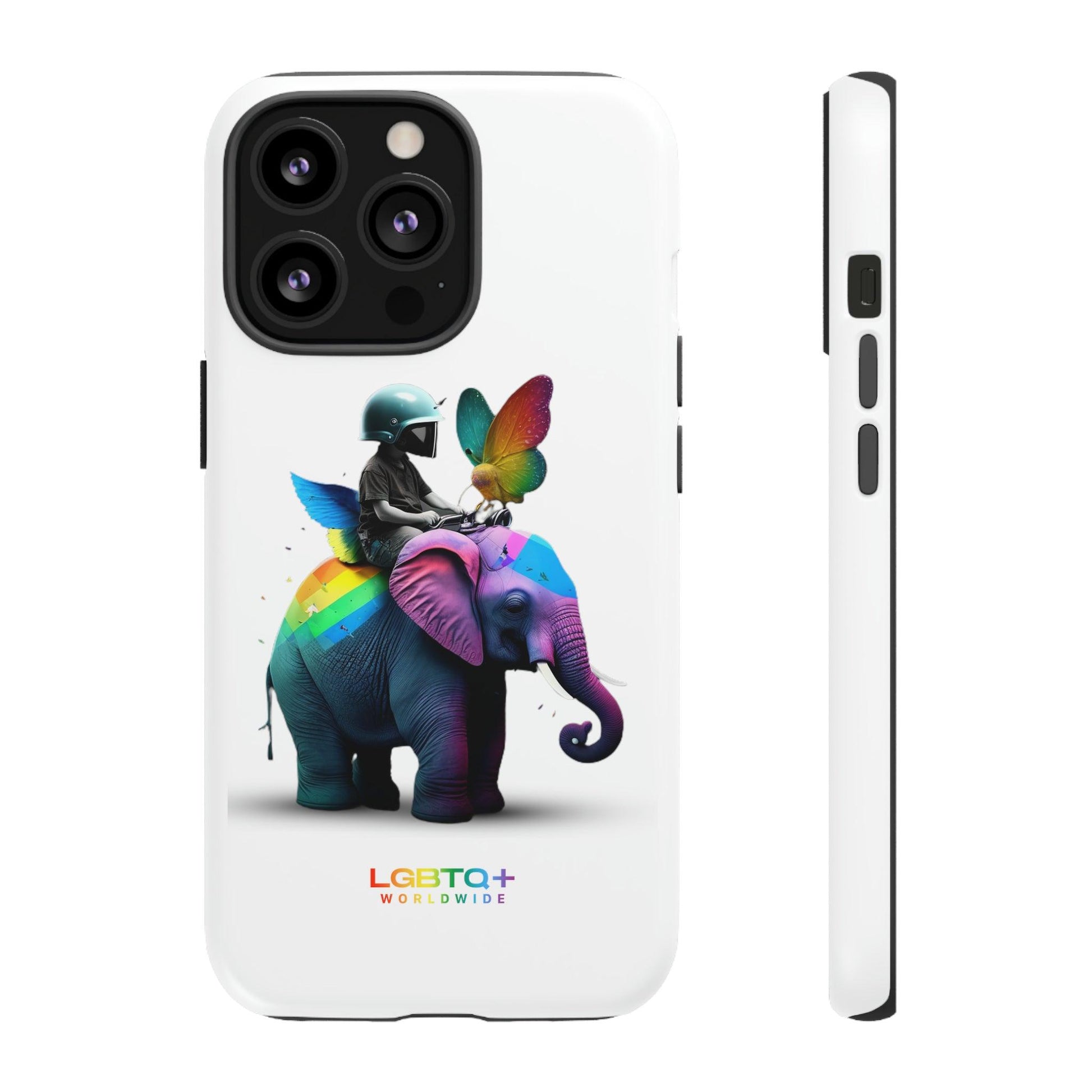 LGBTQWorldwide - ,,SCHMETTERLING" Doppelgehäuse Handyhülle Accessories, Glossy, iPhone Cases, Matte, Phone accessory, Phone Cases, Samsung Cases, tough, Valentine's Day Picks lgbtq Bekleidung Accessoires unisex Zubehör