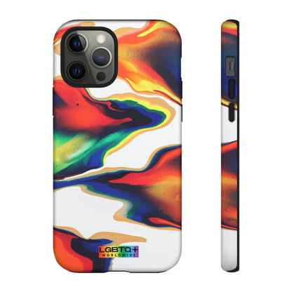 LGBTQWorldwide - ,,EINZIGARTIG" Doppelgehäuse Handyhülle Accessories, Glossy, iPhone Cases, Matte, Phone accessory, Phone Cases, Samsung Cases, Thermo, Valentine's Day Picks lgbtq Bekleidung Accessoires unisex Zubehör