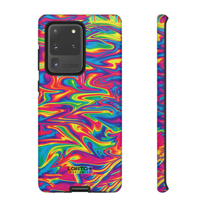 LGBTQWorldwide - ,,ABSTRACT" Doppelgehäuse Handyhülle Accessories, Glossy, iPhone Cases, Matte, Phone accessory, Phone Cases, Samsung Cases, Thermo, Valentine's Day Picks lgbtq Bekleidung Accessoires unisex Zubehör