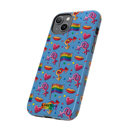 LGBTQWorldwide - ,,FÜHL DICH FREI" Doppelgehäuse Handyhülle Accessories, Glossy, iPhone Cases, Matte, Phone accessory, Phone Cases, Samsung Cases, Thermo, Valentine's Day Picks lgbtq Bekleidung Accessoires unisex Zubehör